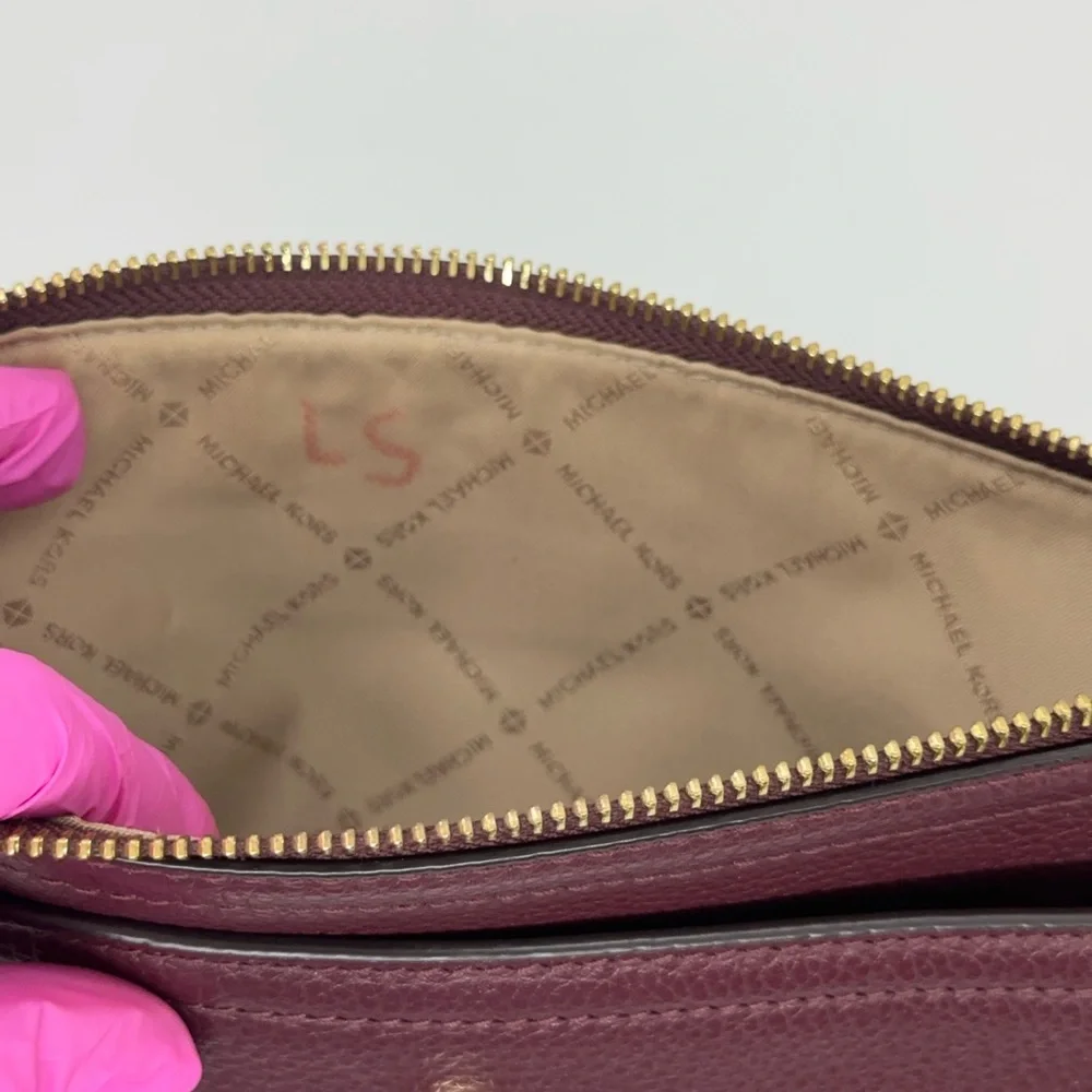 Michael Kors Burgundy Crossbody Bag - Picture 6 of 14